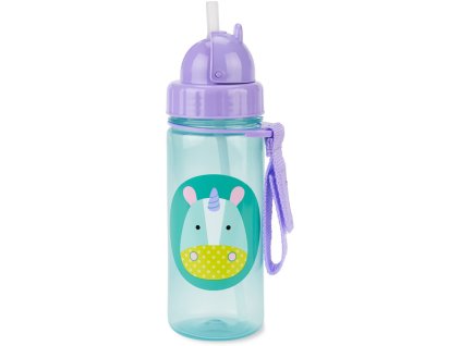 SKIP HOP Zoo Hrnček so slamkou PP bez PVC a BPA (Variant SKIP HOP Zoo Hrnček so slamkou PP bez PVC a BPA Jednorožec 12m+)