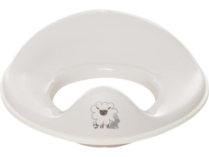 Sedadlo na WC Bebé-Jou Grow Tiny Sheep krémové s ovečkou