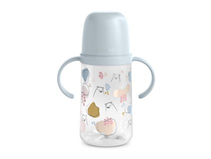 SUAVINEX | DRUHÁ fľaša s uškami  BEAR 270 ml (Variant SUAVINEX | DRUHÁ fľaša s ouškami BEAR 270 ml - MODRÁ)