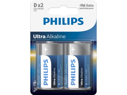 PHILIPS Batérie LR20E2B/10