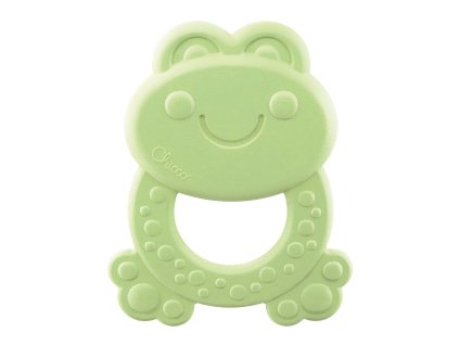 CHICCO Hryzačka Eco+ Žabka Burt zelená 3m+