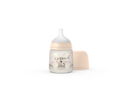 SUAVINEX l DOJČENSKÁ FĽAŠA 150 FYZ S SRDCE KORUNKA JOY (Variant SUAVINEX l Dojčenská fľaša JOY 150 ml fyziologická S - SRDCE)