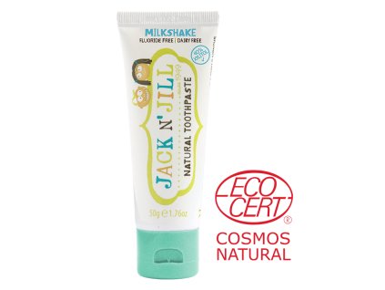 Jack N' Jill Prírodná zubná pasta MILKSHAKE 50g