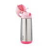 Termoska na pitie so slamkou 500 ml - flamingo fizz