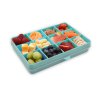 Snackle Box Krabička na občerstvenie 1368 ml - modrozelená