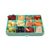 Snackle Box Krabička na občerstvenie 1368 ml - modrozelená