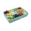 Snackle Box Krabička na občerstvenie 1368 ml - modrozelená