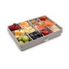 Snackle Box Krabička na občerstvenie 1368 ml - sivá