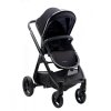 BabaBing Raffi kočík + vanička + adaptéry, Black