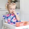 Tiny Twinkle Zásterka s podbradníkom a volánikmi, L - Blue Floral