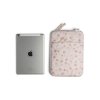 Citron Obal na iPad so zipsom - Flowers