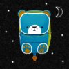 Trunki Toddlepak Batoh, Bert, nebeská modrá