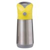 Termoska na pitie so slamkou  350 ml - žltá