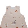 EKO Vak na spanie bavlnený MEDIUM (Variant EKO Vak na spanie bavlnený MEDIUM Bees Beige 50x75 cm 2,5 TOG)