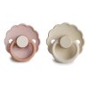 CUMLÍKY FRIGG DAISY BISCUIT/ CREAM, +6M, KAUČUK