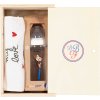 DARČEKOVÝ DREVENÝ BOX LE BIBERON FRANCAIS S PODBRADNÍKOM MY LOVE A DOJČENSKOU FĽAŠOU MOTHER BABY, 360ML, 6+M