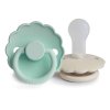 twopack SeafoamCream Daisy Silicone 6 18