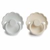 twopack Bright WhiteCream ff daisy silicone