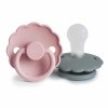 twopack Baby PinkFrench Gray Daisy Silicone 0 6