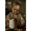 DVOJBALENIE ANATOMICKÝCH CUMLÍKOV FRIGG BUTTERFLY PRIMROSE/ SILVER GRAY, 6-18M, SILIKÓN