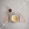 OKRÚHLY TANIERIK MUSHIE - PALE DAFFODIL, 2KS