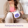 Dobíjacia elektrická dvojitá odsávačka materského mlieka 2v1