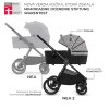 KINDERKRAFT Kočík kombinovaný Nea 2 2v1 (Variant KINDERKRAFT Kočík kombinovaný Nea 2 2v1 Dune Whisper Bizuu)