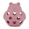PETITE&MARS Hračka silikónová s hrkálkou Bear Basil (Variant PETITE&MARS Hračka silikónová s hrkálkou Bear Basil Desert Sand 0m+)