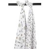 Meyco hydrofiele swaddle flowers