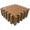 Hracia podložka puzzle Brown 90x90 cm