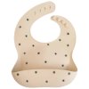 Black Daisy Silicone Bib p