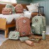 LÄSSIG Bottle Stainless Steel Happy Prints light olive