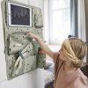 LÄSSIG Car Wrap-to-Go Happy Prints light olive