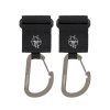 LÄSSIG Casual Stroller Hooks with Carabiner black