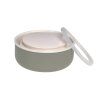 LÄSSIG Food Jar Medium Happy Prints light olive