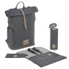 LÄSSIG Green Label Rolltop Backpack anthracite