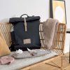 LÄSSIG Green Label Rolltop Backpack night blue