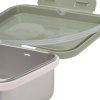LÄSSIG Lunchbox Stainless Steel Happy Prints light olive