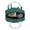 LÄSSIG Mini Square Backpack Little Gang lemon dark green
