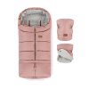PETITE&MARS Set zimný fusak Jibot 3v1 + rukavice na kočík Jasie (Variant PETITE&MARS Set zimný fusak Jibot 3v1 + rukavice na kočík Jasie Dusty Pink)