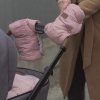 PETITE&MARS Set zimný fusak Jibot 3v1 + rukavice na kočík Jasie (Variant PETITE&MARS Set zimný fusak Jibot 3v1 + rukavice na kočík Jasie Dusty Pink)