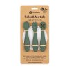 PETITE&MARS Set 3 ks silikónových tréningových lyžičiek Take&Match (Variant PETITE&MARS Set 3 ks silikónových tréningových lyžičiek Take&Match Misty Green 6m+)
