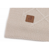 Deka 75x100cm Check Knit Oatmeal