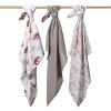 BABYONO Plienky mušelínové Super Soft 3 ks - (Variant BABYONO Plienky mušelínové Super Soft 3 ks - Grey, 70x70 cm)