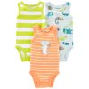 CARTER'S Body bez rukávov Stripes Animals chlapec 3ks (Variant CARTER'S Body bez rukávov Stripes Animals chlapec 3ks 12m)
