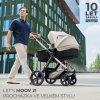 KINDERKRAFT Kočík kombinovaný Moov 2 3v1 (Variant KINDERKRAFT Kočík kombinovaný Moov 2 3v1 Moonlight Grey - penové kolesá)