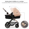 KINDERKRAFT Kočík kombinovaný Moov 2 3v1 (Variant KINDERKRAFT Kočík kombinovaný Moov 2 3v1 Moonlight Grey - penové kolesá)