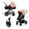 KINDERKRAFT Kočík kombinovaný Moov 2 3v1 (Variant KINDERKRAFT Kočík kombinovaný Moov 2 3v1 Moonlight Grey - penové kolesá)