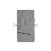 Fusak do autosedačky Basic Knit Stone Grey