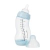 Dojčenská S-fľaška Difrax, široká, Antikoliková, svetlo modrá - 310 ml